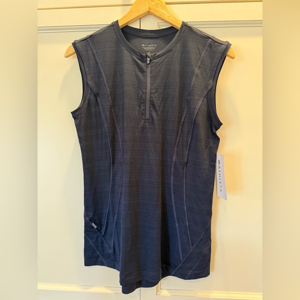 Athleta Navy Rash Guard